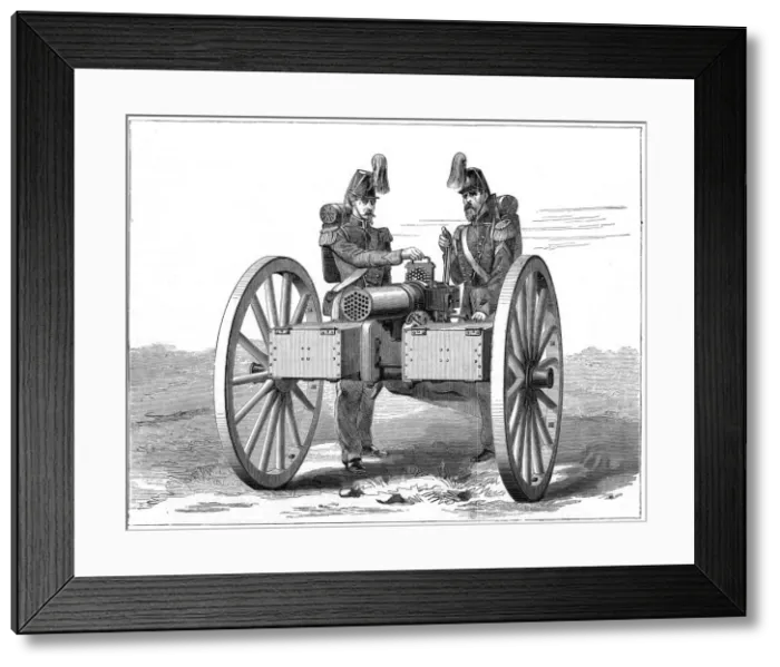 Framed Print : Montigny mitrailleuse, 1870 Framed Print : Montigny mitrailleuse, 1870