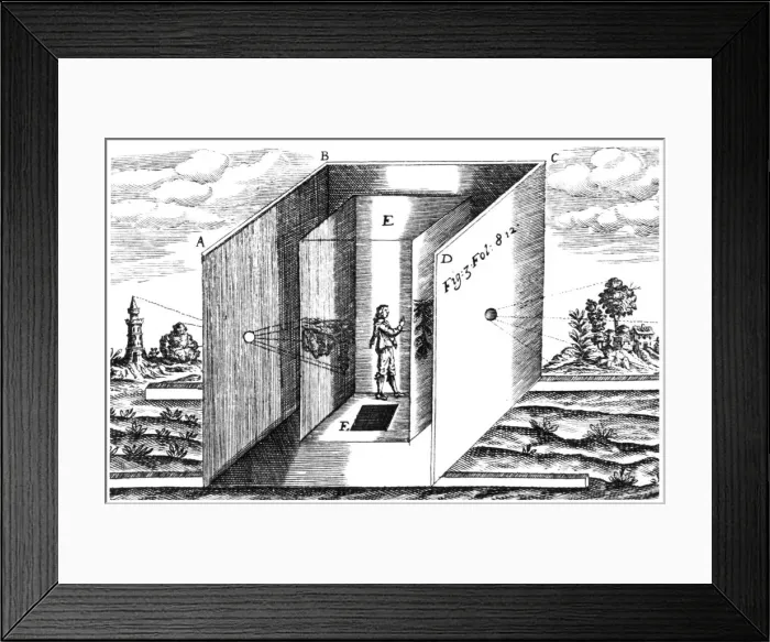 Framed Print : Camera Obscura, 1671 Framed Print : Camera Obscura, 1671
