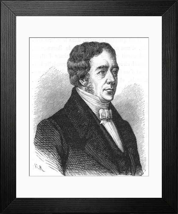 Framed Print : Hans Christian Oersted, Danish physicist, [c1870]