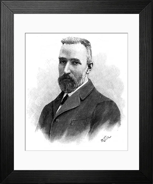 Framed Print : Pierre Curie, French chemist Framed Print : Pierre Curie, French chemist