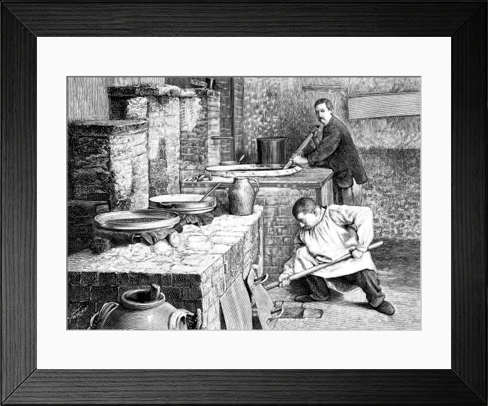 Framed Print : A stage in the separation of radium from pitchblende using sodium carbonate, c1900 Framed Print : A stage in the separation of radium from pitchblende using sodium carbonate, c1900