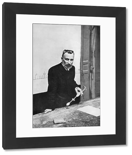 Pierre Curie, French chemist, when Professor of Physics at the Sorbonne, 1906