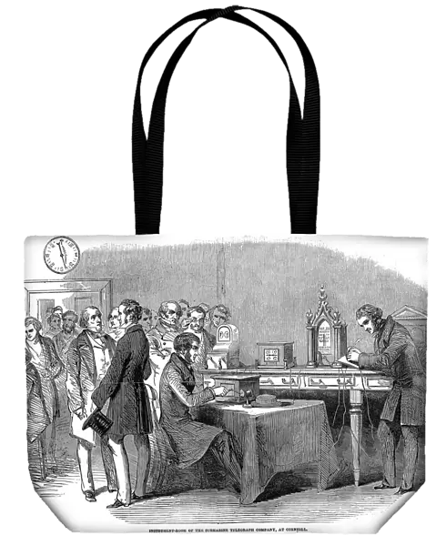 Opening of the London to Paris telegraph link, 1852