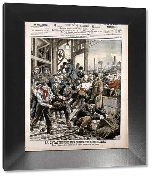 Coal mining accident, Courrieres Mines, Pas-de-Calais, France, 1906