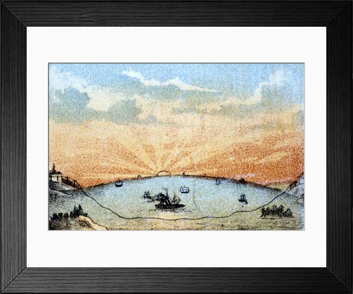 Framed Print : The Atlantic Telegraph, c1878 Framed Print : The Atlantic Telegraph, c1878