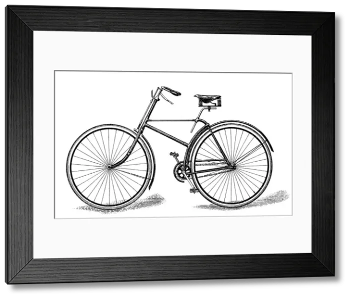 Framed Print : Singers special safety bicycle, c1886 (1890) Framed Print : Singers special safety bicycle, c1886 (1890)