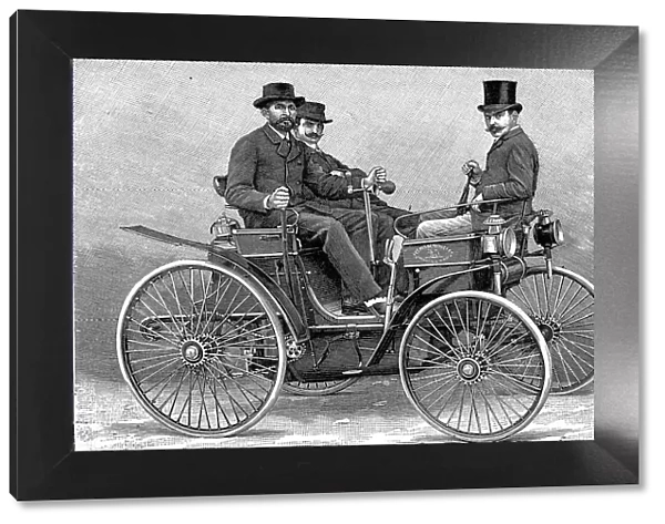 Armand Peugots first motor car, 1890