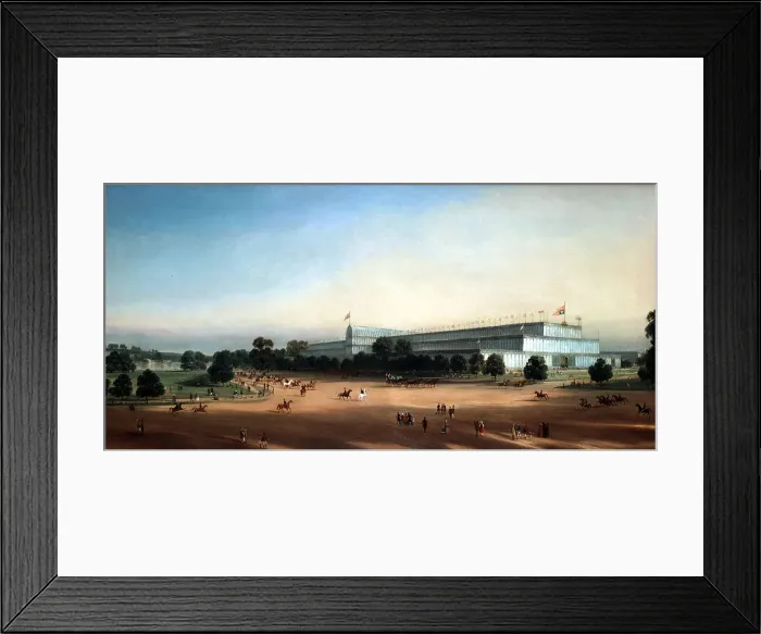 Framed Print : Crystal Palace, Hyde Park, London, built for the Great Exhibition of 1851. Artist: D le Bihan Framed Print : Crystal Palace, Hyde Park, London, built for the Great Exhibition of 1851. Artist: D le Bihan