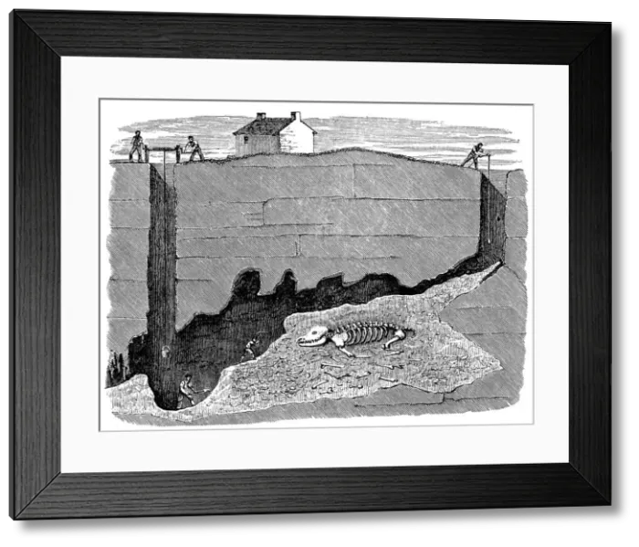 Framed Print : Dream Lead Mine, near Wirksworth, Derbyshire, 1881 Framed Print : Dream Lead Mine, near Wirksworth, Derbyshire, 1881