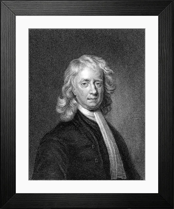 Framed Print : Isaac Newton, English mathematician and physicist Framed Print : Isaac Newton, English mathematician and physicist