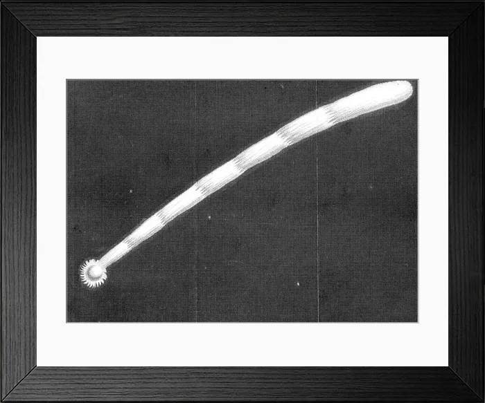 Framed Print : Great comet of 1680 (Kirch) as it appeared as it approached the Sun Framed Print : Great comet of 1680 (Kirch) as it appeared as it approached the Sun