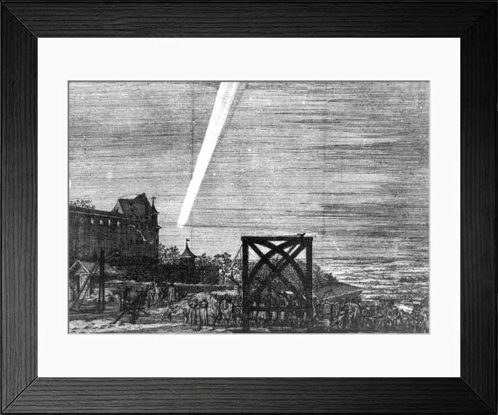 Framed Print : Comet of December 1680 (Kirch), 1681 Framed Print : Comet of December 1680 (Kirch), 1681