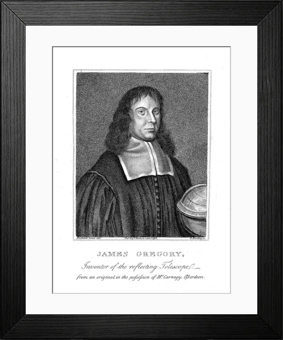 Framed Print : James Gregory, 17th century Scottish mathematician and astronomer Framed Print : James Gregory, 17th century Scottish mathematician and astronomer