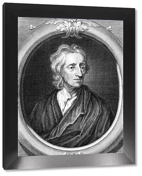 John Locke, English philosopher, c1713 Artist: George Vertue