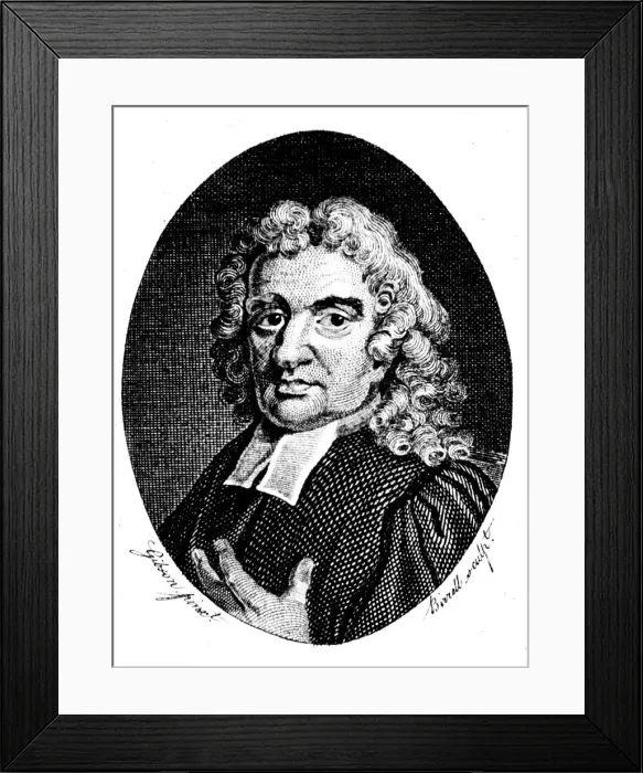 Framed Print : John Flamsteed, English astronomer and clergyman, 1794. Artist: A Birrell Framed Print : John Flamsteed, English astronomer and clergyman, 1794. Artist: A Birrell
