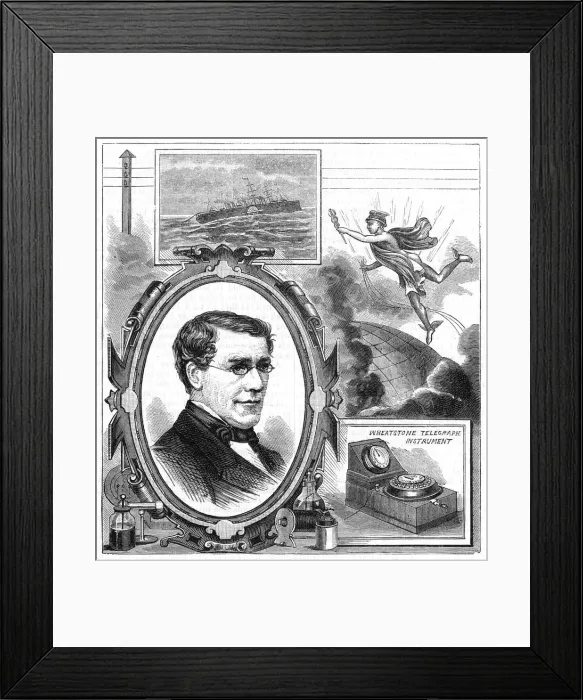 Framed Print : Charles Wheatstone (1802-1875), British physicist, 1882 Framed Print : Charles Wheatstone (1802-1875), British physicist, 1882