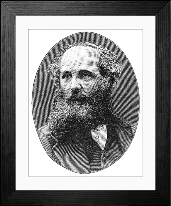 Framed Print : James Clerk Maxwell (1831-1879), Scottish theoretical physicist, [1896]