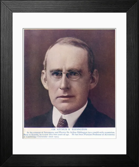 Framed Print : Arthur Stanley Eddington (1882-1944), British astronomer and physicist, c1934 Framed Print : Arthur Stanley Eddington (1882-1944), British astronomer and physicist, c1934