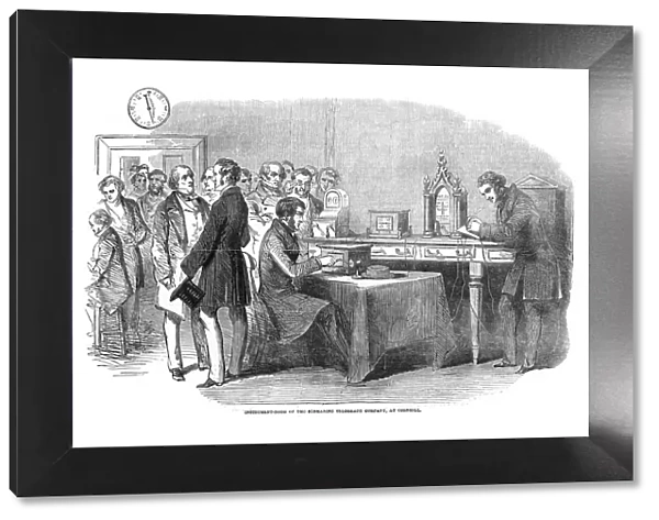 Opening of the 1851 London to Paris telegraph link (1852)