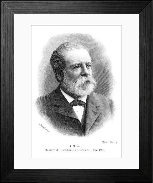 Framed Print : Etienne Jules Marey (1830-1903), pioneer of Cinematography, c1904 Framed Print : Etienne Jules Marey (1830-1903), pioneer of Cinematography, c1904