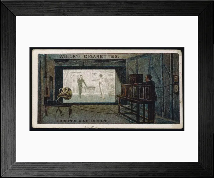Framed Print : Thomas Alva Edisons kinetographic theatre, c1892 Framed Print : Thomas Alva Edisons kinetographic theatre, c1892
