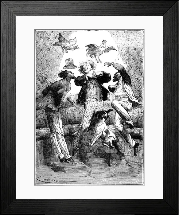 Framed Print : Jules Verne (1828-1905) Autour de la Lune, 1865 Framed Print : Jules Verne (1828-1905) Autour de la Lune, 1865
