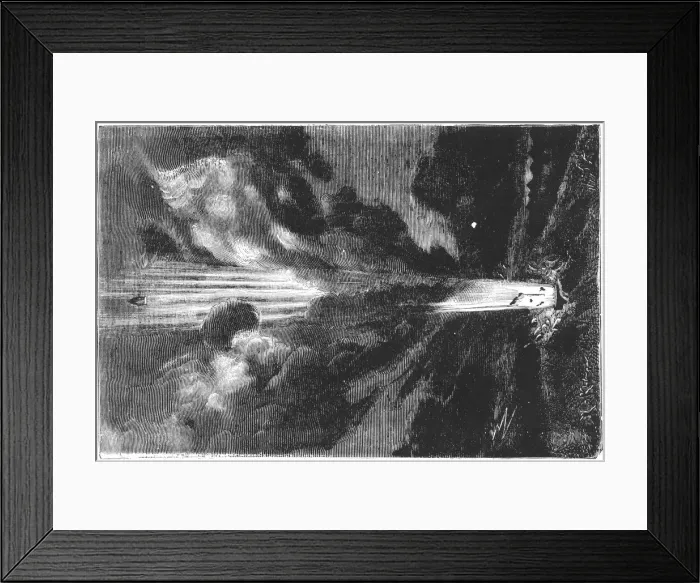 Framed Print : Jules Verne (1828-1905), De la Terre a la Lune, 1865 Framed Print : Jules Verne (1828-1905), De la Terre a la Lune, 1865