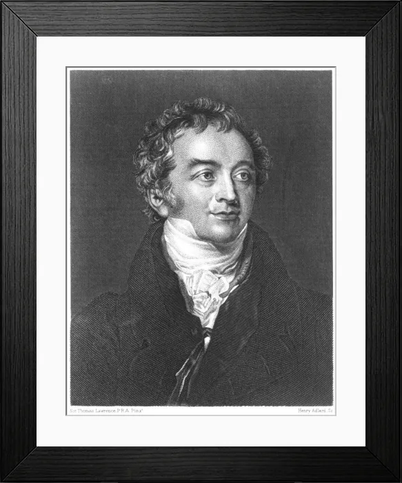 Framed Print : Thomas Young (1773-1829), physicist and Egyptologist, 19th century Framed Print : Thomas Young (1773-1829), physicist and Egyptologist, 19th century