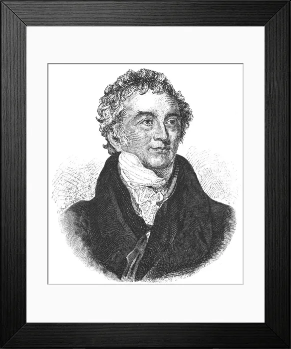 Framed Print : Thomas Young (1773-1829), physicist and Egyptologist, 19th century Framed Print : Thomas Young (1773-1829), physicist and Egyptologist, 19th century