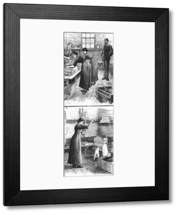 Framed Print : Workers at Nobel Explosives Company Limited, Ardeer, Ayrshire, 1884 Framed Print : Workers at Nobel Explosives Company Limited, Ardeer, Ayrshire, 1884