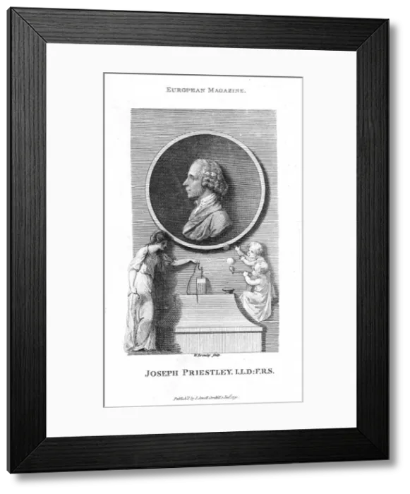 Framed Print : Joseph Priestley, English chemist and Presbyterian minister, 1791. Artist: William Bromley Framed Print : Joseph Priestley, English chemist and Presbyterian minister, 1791. Artist: William Bromley