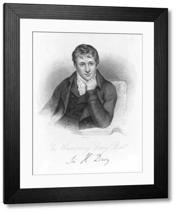 Framed Print : Humphry Davy, English chemist in 1803, (c1870) Framed Print : Humphry Davy, English chemist in 1803, (c1870)