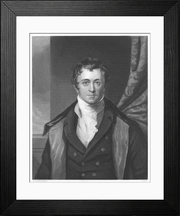 Framed Print : Humphry Davy, English chemist, 1860 Framed Print : Humphry Davy, English chemist, 1860