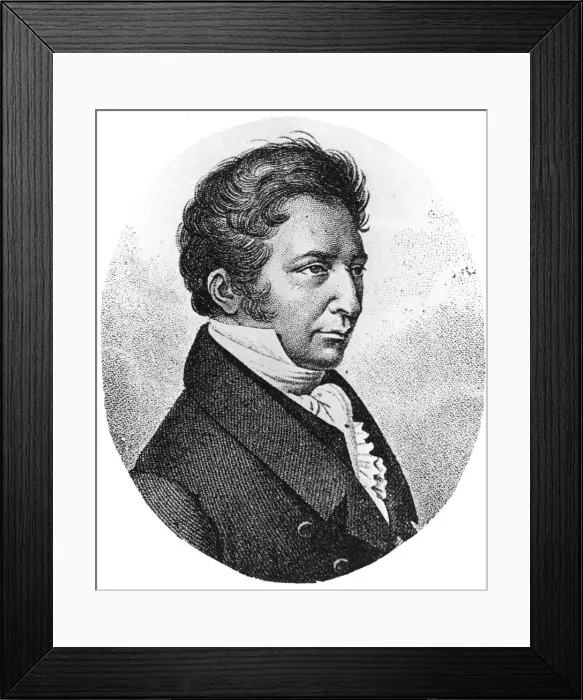 Framed Print : Joseph Louis Gay-Lussac, French chemist, physicist and balloonist, c1824 Framed Print : Joseph Louis Gay-Lussac, French chemist, physicist and balloonist, c1824