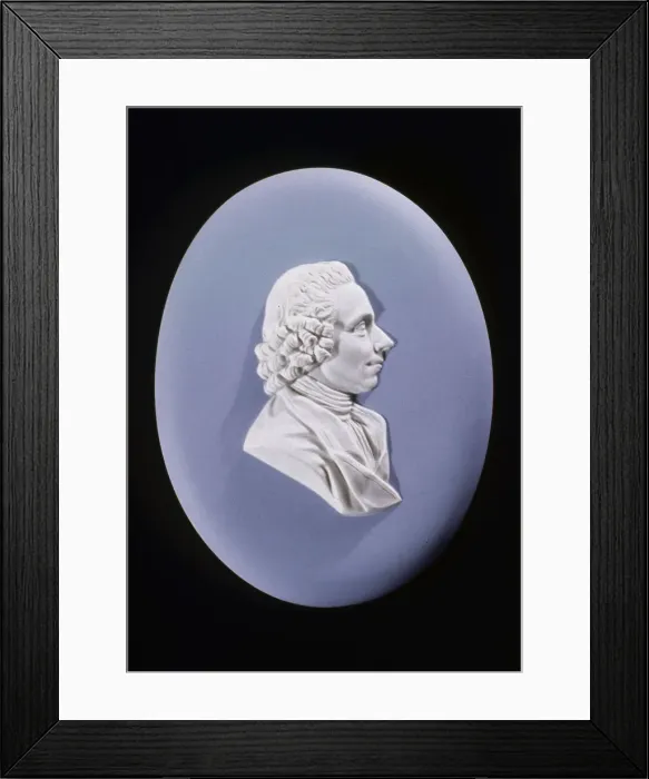 Framed Print : Wedgewood plaque of Joseph Priestley (1733-1804) Framed Print : Wedgewood plaque of Joseph Priestley (1733-1804)