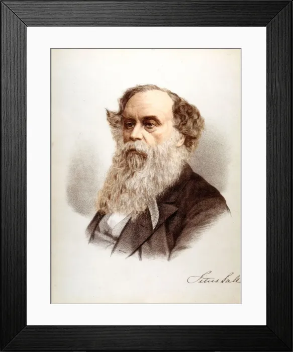 Framed Print : Titus Salt, British woolstapler and industrialist, c1880 Framed Print : Titus Salt, British woolstapler and industrialist, c1880