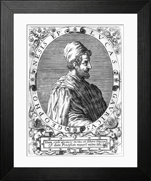 Framed Print : Lucas Gaurico, Italian astronomer, astrologer and mathematician, 16th century. Artist: Theodor de Bry Framed Print : Lucas Gaurico, Italian astronomer, astrologer and mathematician, 16th century. Artist: Theodor de Bry