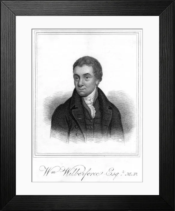 Framed Print : William Wilberforce, philanthropist, evangelical Christian and anti-slavery campaigner, 1821 Framed Print : William Wilberforce, philanthropist, evangelical Christian and anti-slavery campaigner, 1821