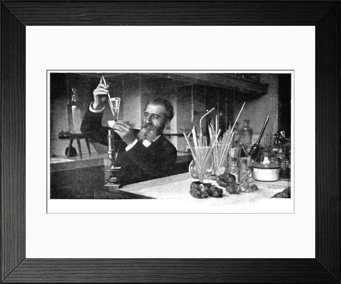 Framed Print : Henri Moissan, French chemist, c1900 Framed Print : Henri Moissan, French chemist, c1900