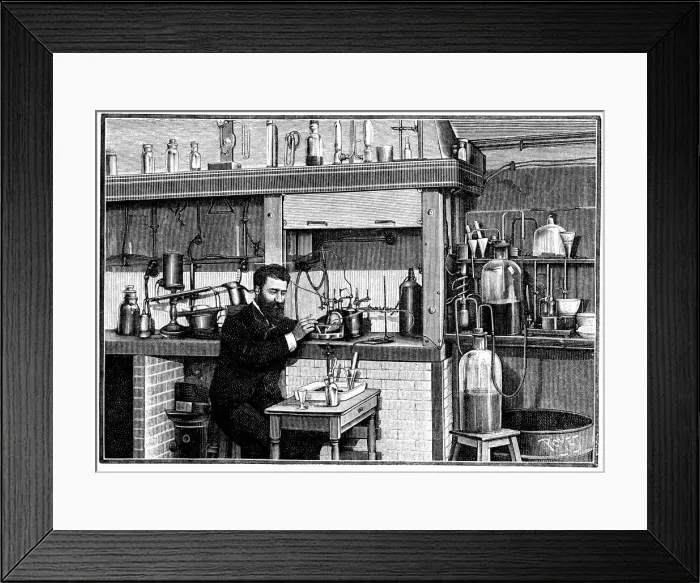 Framed Print : Henri Moissan, French chemist, c1883 (1903)