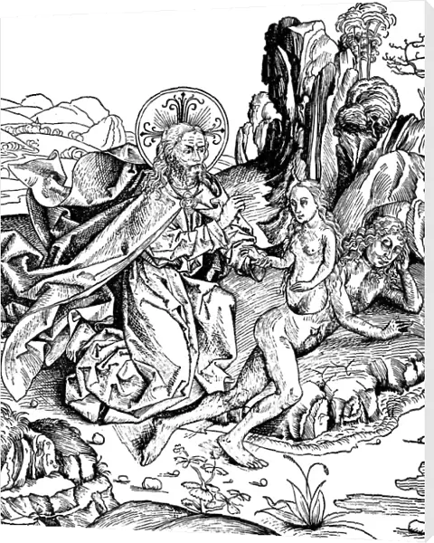 God creating Eve from Adams rib, 1493