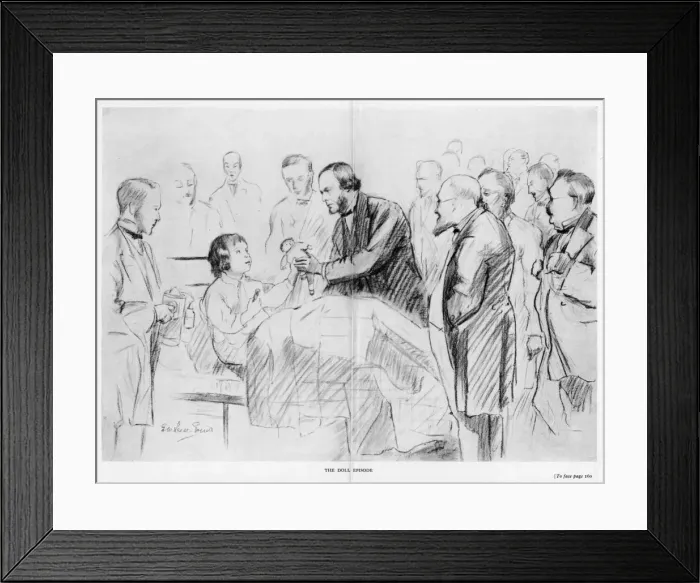 Framed Print : Joseph Lister, English surgeon, on his ward round in Glasgow Royal Infirmary, c1867 (1927) Framed Print : Joseph Lister, English surgeon, on his ward round in Glasgow Royal Infirmary, c1867 (1927)