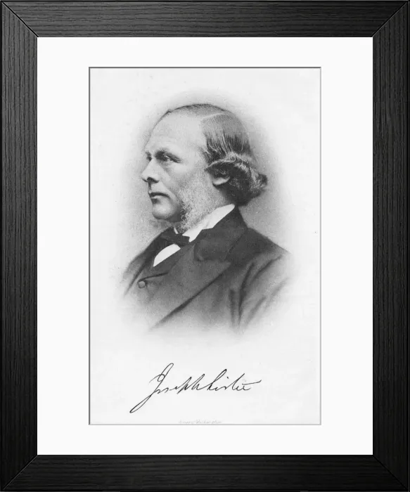 Framed Print : Joseph Lister, English surgeon and pioneer of antiseptic surgery, c1877 Framed Print : Joseph Lister, English surgeon and pioneer of antiseptic surgery, c1877