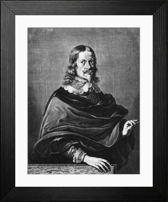 Framed Print : Johannes Hevelius, German astronomer, 1673 Framed Print : Johannes Hevelius, German astronomer, 1673
