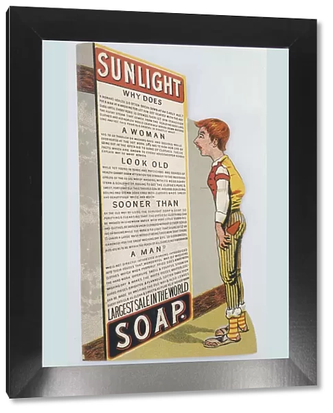 Trade card for Sunlight soap, c1900
