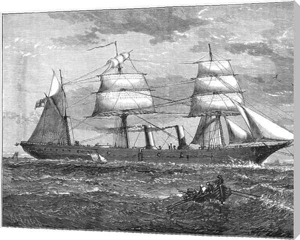 Dispatch vessel HMS Iris, c1880