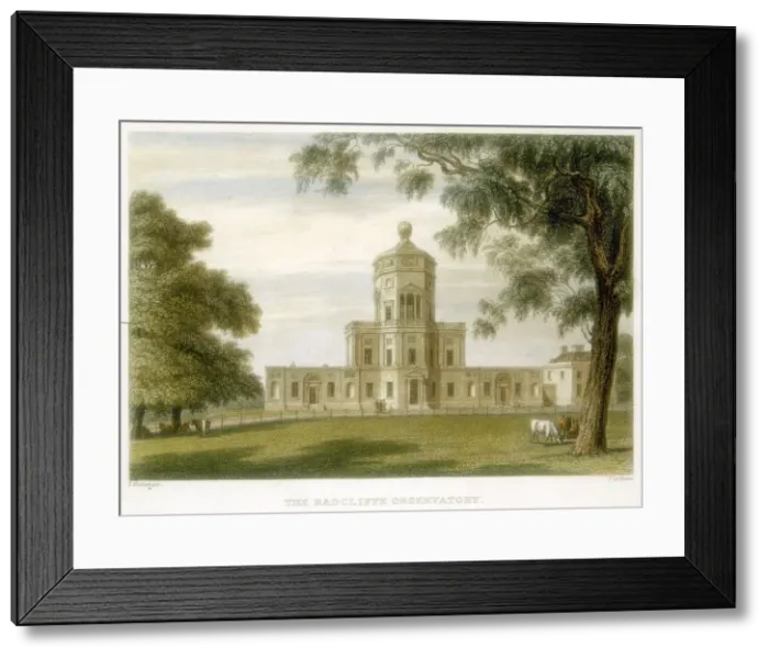 Framed Print : Radcliffe Observatory, Oxford, England, 1834 Framed Print : Radcliffe Observatory, Oxford, England, 1834
