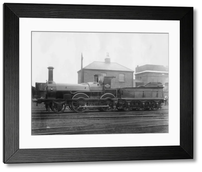 Framed Print : London & South Western Railway (LSWR) Locomotive No 148, Colne with its tender, c1880 Framed Print : London & South Western Railway (LSWR) Locomotive No 148, Colne with its tender, c1880