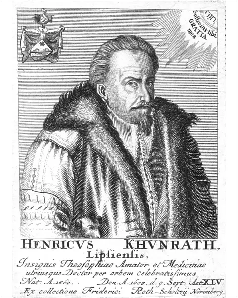 Heinrich Khunrath, German chemist and alchemist, 1725