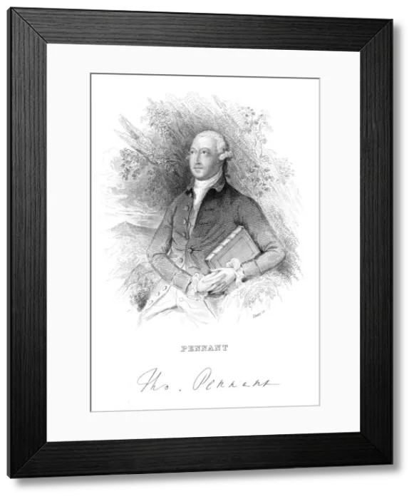 Framed Print : Thomas Pennant, 18th century British naturalist and traveller, c1840 Framed Print : Thomas Pennant, 18th century British naturalist and traveller, c1840